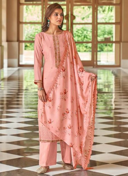 Pink Colour BELA ESHIKA Latest New Designer Fancy Festive Wear Cotton Silk Salwar Suit Collection 1938